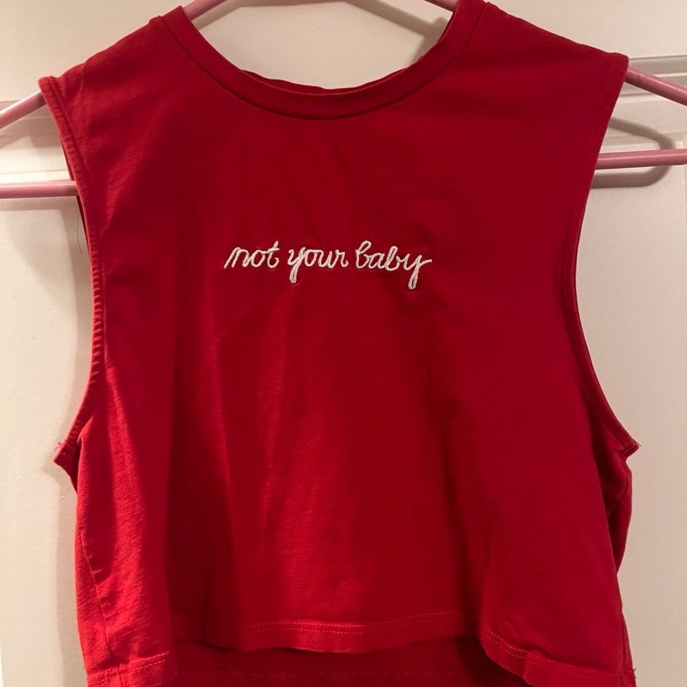 Cropped tank top
